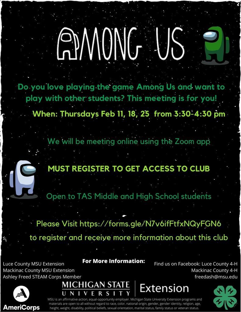 Playing Around Us for TAS middle and high school students. 