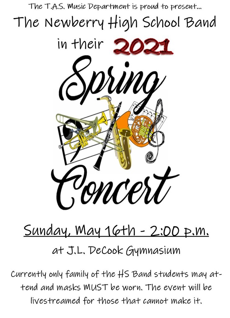 HS Band Concert Poster