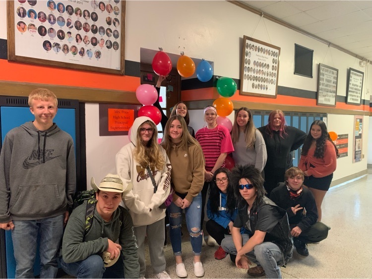 Students decorated Mrs. Price’s door and left positive messages.