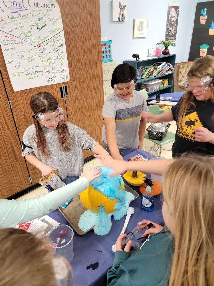 students doing a science experiment