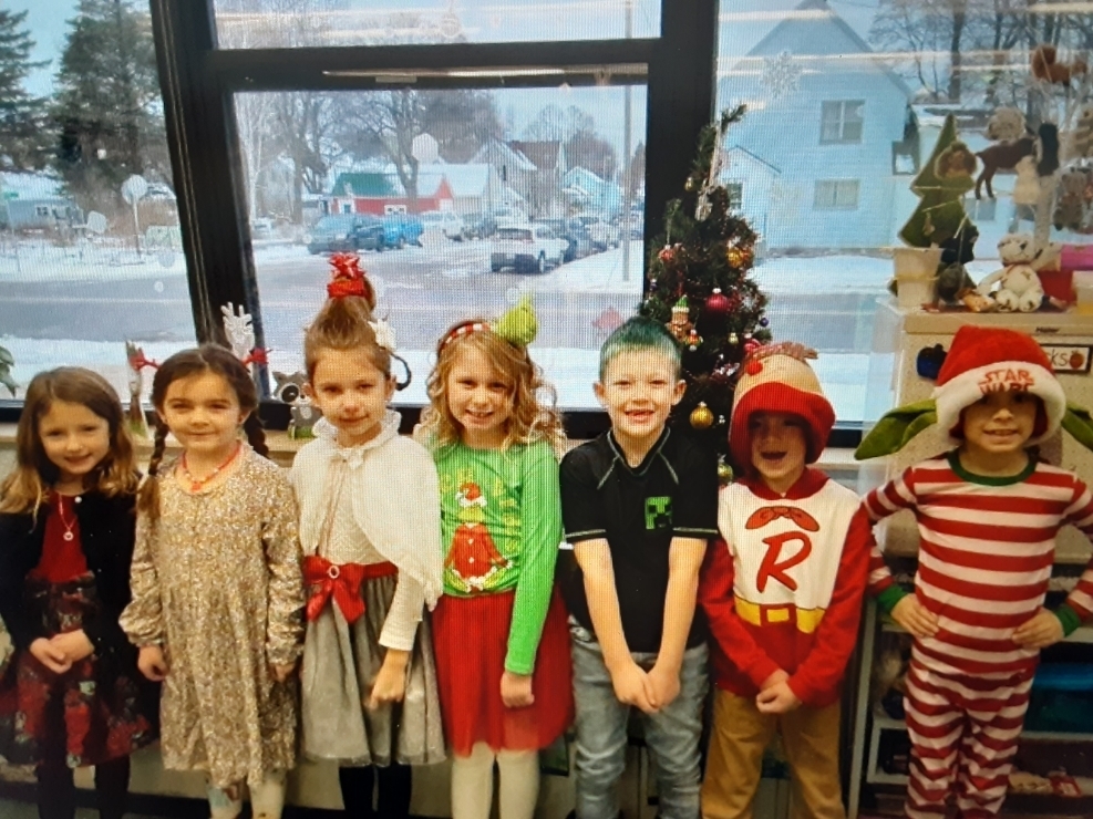 Dressed up as their favorite characters